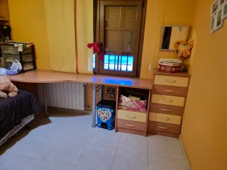 Habitación juvenil completa madera de cerezo