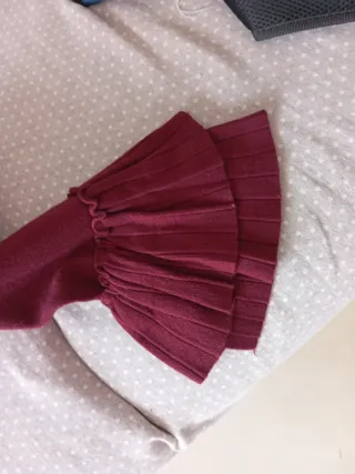 Maglia donna collo alto manica 3/4 a campana