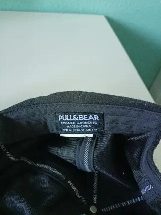 Gorra lana Pull&Bear negra
