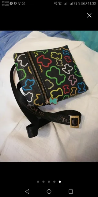 Bolso Tous Negro Multicolor