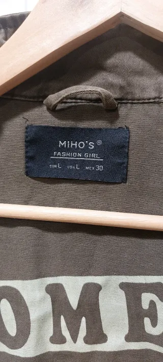 Parka verde militar  L