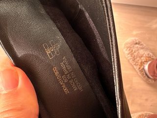 Botas altas Zara piel negras talla 40