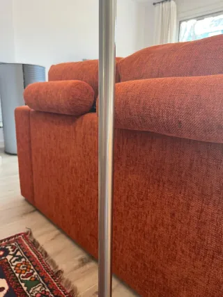 Lámpara de pie acero calidad. Braxo ajustable.