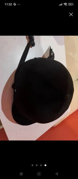 Casco hípica infantil negro