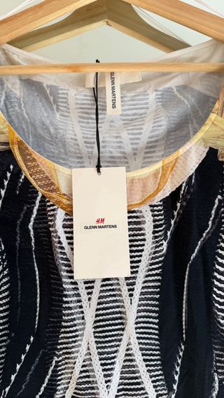 Top H&M x Glenn Martens Estampado Talla S