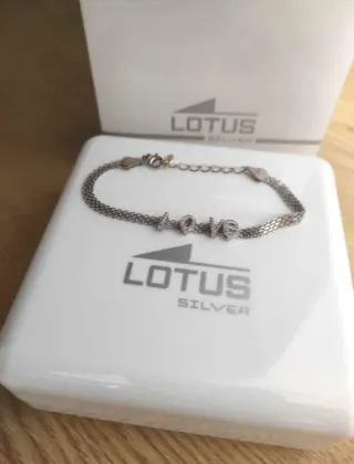 Pulsera Lotus LOVE Plata