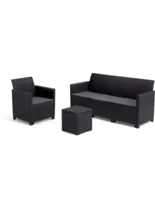 Conjunto Keter Nora 4 plazas exterior