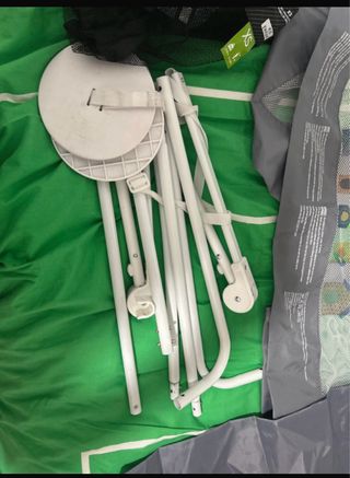 Barrera Cama Niños Gris Bbest con Bolsa