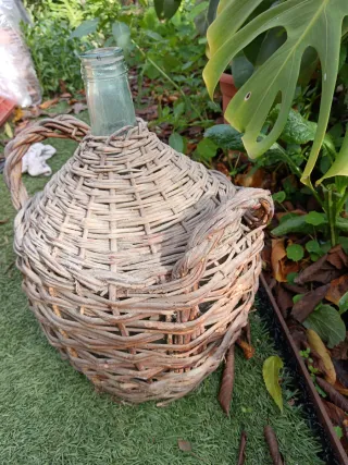 Lote 2 bottiglie antiche in vetro