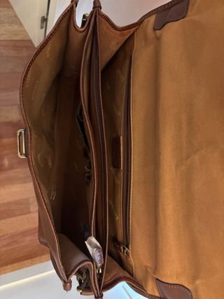 Maletín ejecutivo cuero marrón