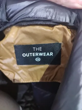 Cazadora acolchada fina marrón