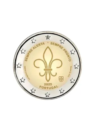 Moneda 2€ Portugal 2025 Movimiento Scout SC/UNC.
