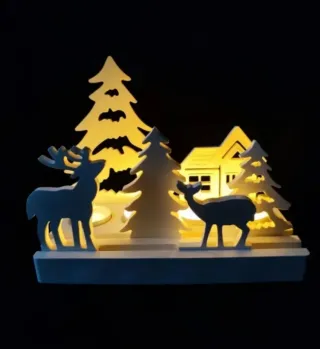 Candelabro Navideño