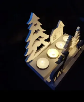 Candelabro Navideño