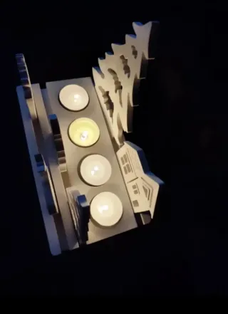 Candelabro Navideño