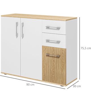 Mobile bianco per soggiorno/cucina