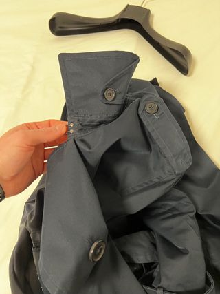 Gabardina Mango Azul marino