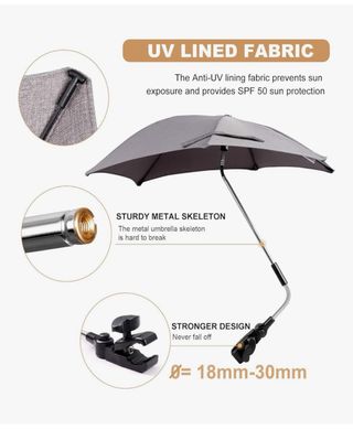 Sombrilla universal para carrito de bebé