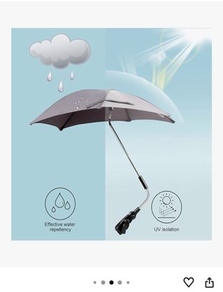 Sombrilla universal para carrito de bebé