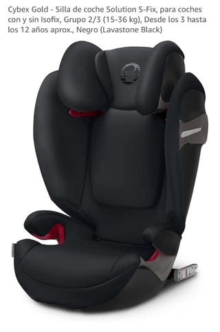 Silla coche Cybex gold grupos 2/3 ISOFIX