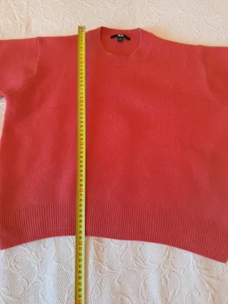 Jersey Uniqlo 100% Lana Naranja