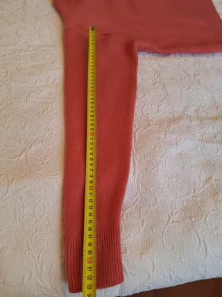 Jersey Uniqlo 100% Lana Naranja