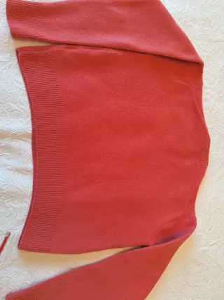 Jersey Uniqlo 100% Lana Naranja