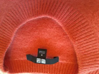 Jersey Uniqlo 100% Lana Naranja