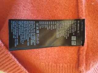 Jersey Uniqlo 100% Lana Naranja