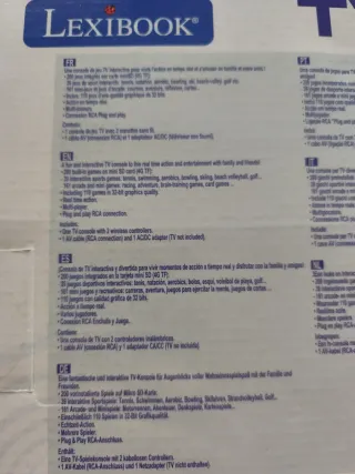 Consola Lexibook TV Game Console 200 juegos