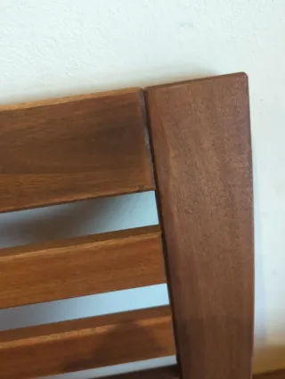 Cabecero de madera Ikea solleron esterno