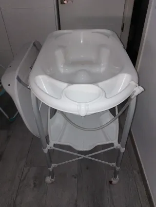 Bañera cambiador bebé con ruedas