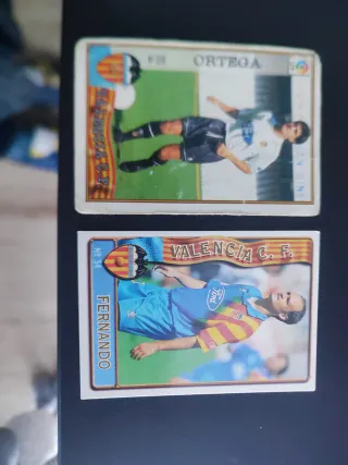Cromos Valencia Antiguos: Ortega y Fernando