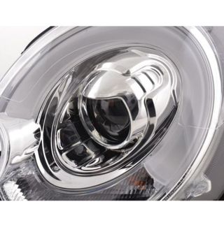 Faros Luz diurna Mini One / Cooper 06-10 Cromo