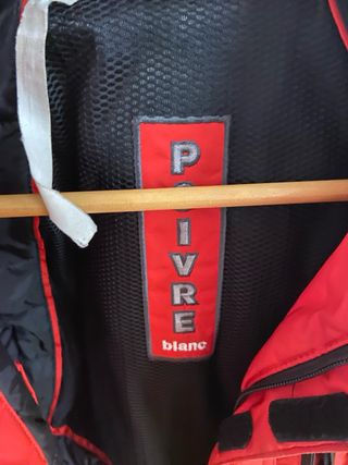 Anorak esquí rojo niño