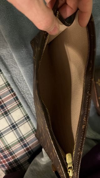 Trousse Louis Vuitton Monogram Marrone