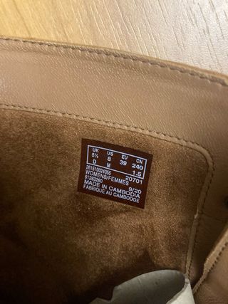 Botines Clarks Mujer Marrones Cordones