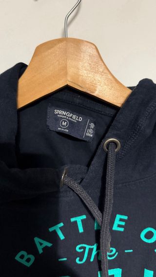 Sudadera Springfield azul marino con Estampado