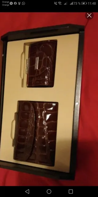 Caja Balenciaga Cartera y Monedero Beige/Negro