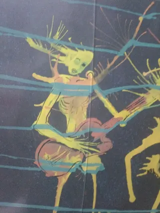 Cuadro Esqueleto con Guitarra