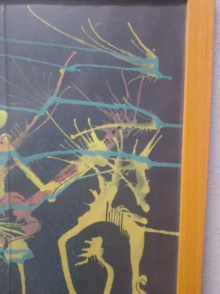 Cuadro Esqueleto con Guitarra