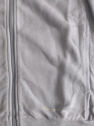 Sudadera Champion Full Zip Azul Claro L