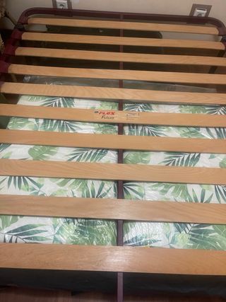 Somier 150x190cm Madera y Metal