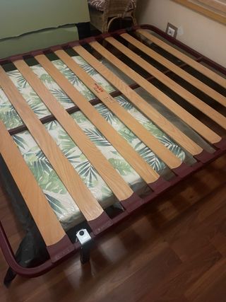Somier 150x190cm Madera y Metal