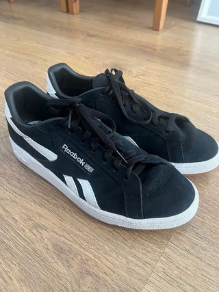 Zapatillas Reebok Club C 85 Negras y Blancas