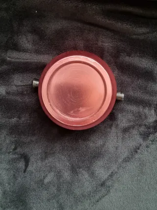 Cubitera Vintage antigua Metálica Rosa Dorada.