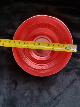 Cubitera Vintage antigua Metálica Rosa Dorada.