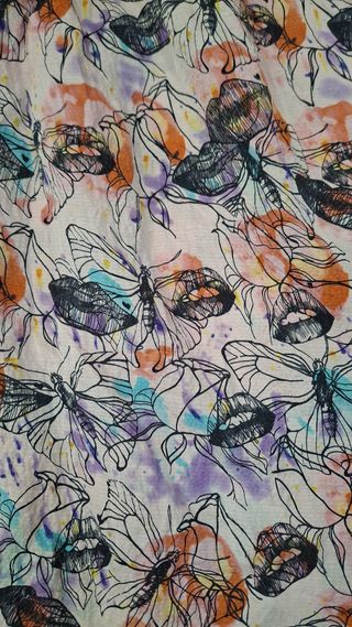 Vestido Custo Barcelona Talla M Mariposas