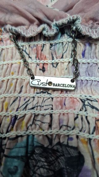 Vestido Custo Barcelona Talla M Mariposas