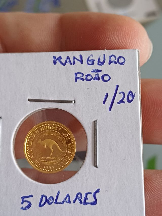 Moneda Australiana 5 Dólares Oro Isabel II